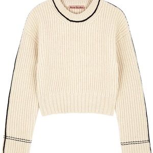 Acne Studios Korella Cream Wool Jumper